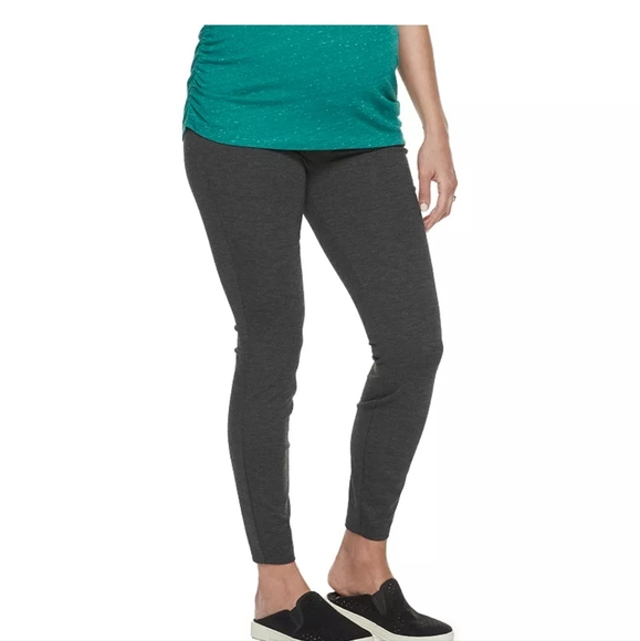 A. Glow maternity Ponte leggings - Picture 3 of 5